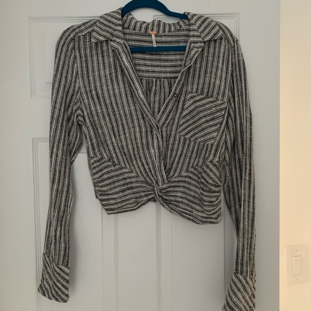 NWOT Free People Striped Top
